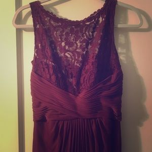 David’s Bridal bridesmaid’s dress